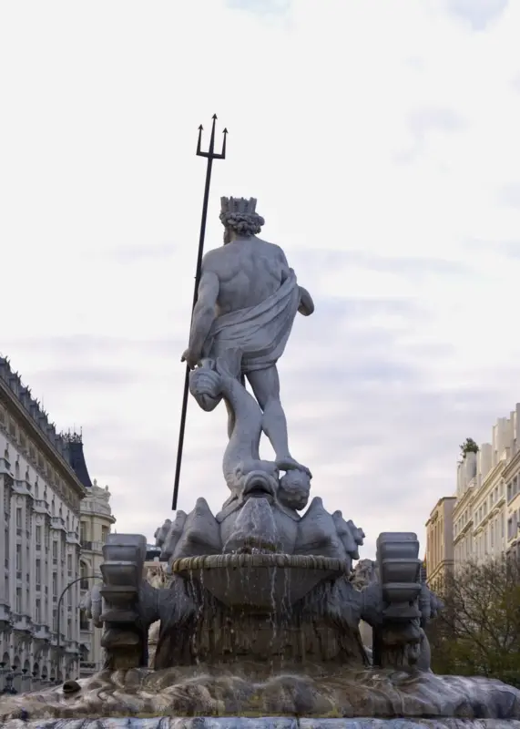 Fuente de Neptuno en Madrid